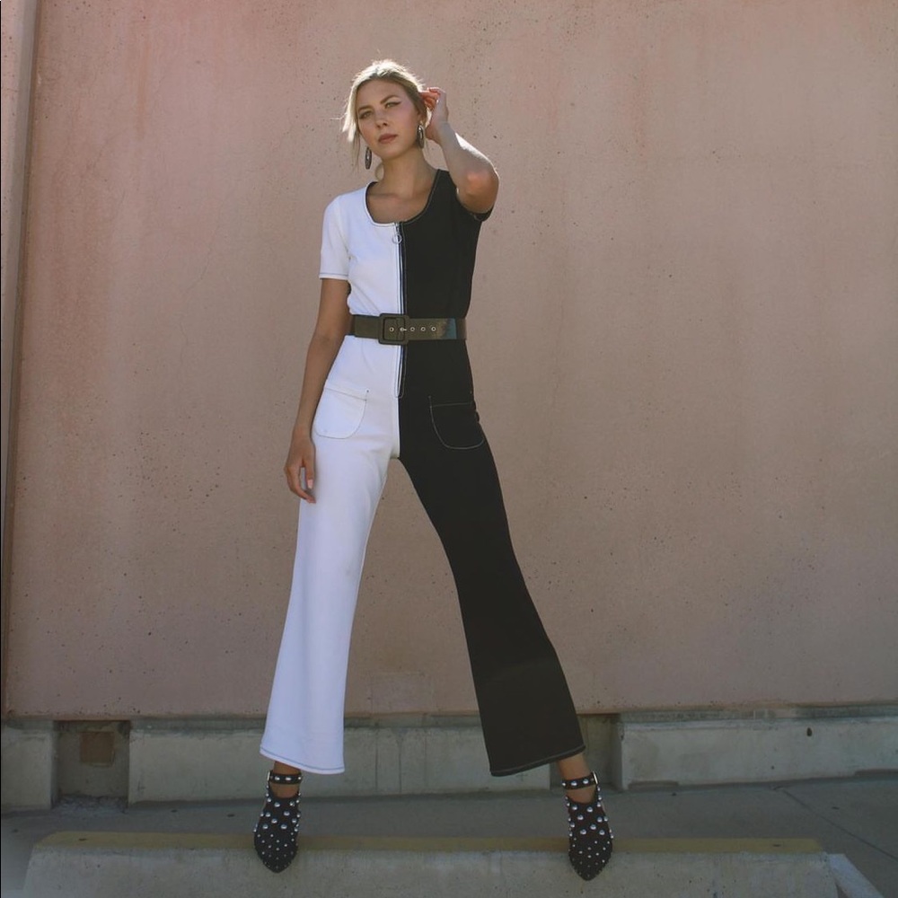 KS Garner Handmade Color Block Jumpsuit